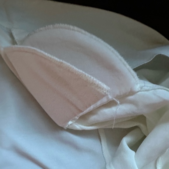 Willow Ridge Vintage Cream Button Down Pointed Hem Gold Buttons Blouse Sz 10 - Picture 13 of 16